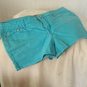 Jr's No boundaries teal colored shorts